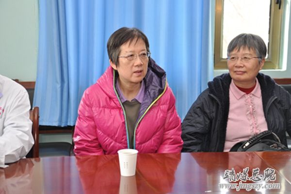 衛生部臨檢中心返聘專家、原總醫院職工谷小林一行來院參觀